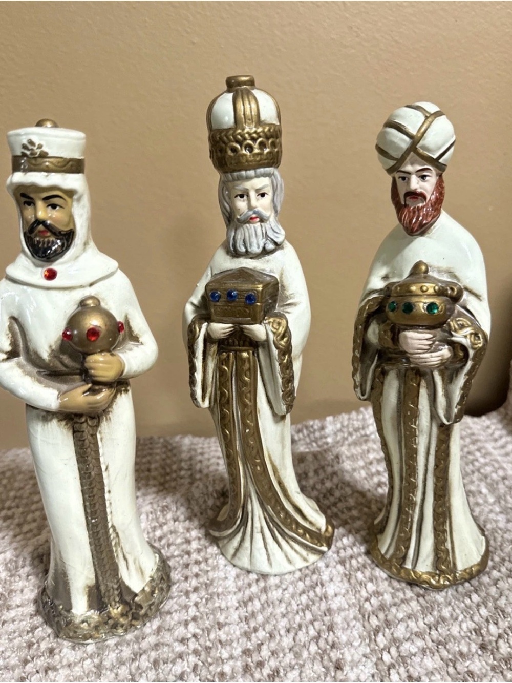 3 Vintage 1960’s Wise Men/ Magi Made in Japan